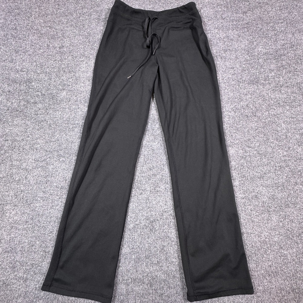 Jockey Womens‎ Black Activewear Loose Leg Pants Lounge Medium Drawstring Waist
